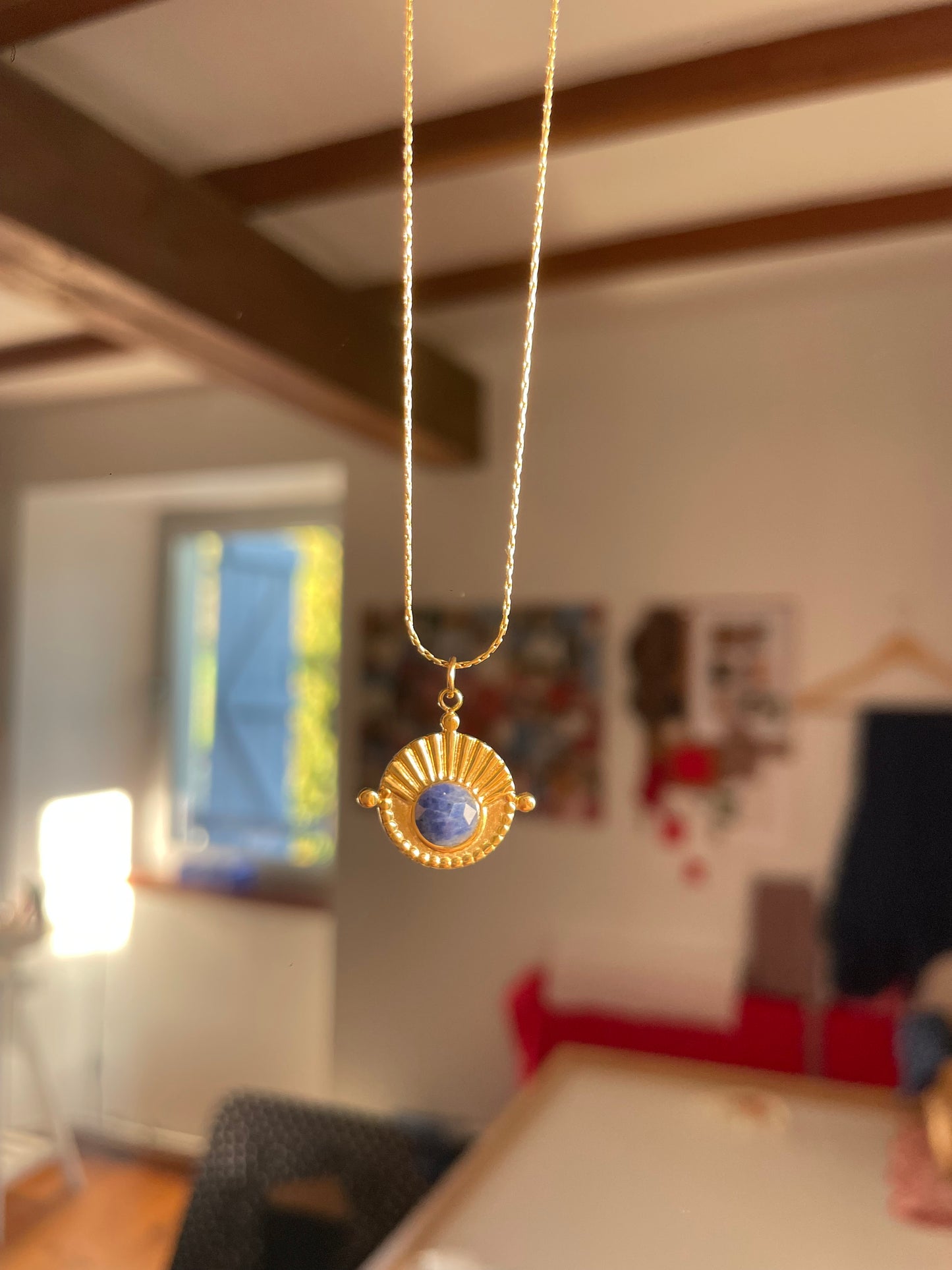 Prototype Pendentif bleu