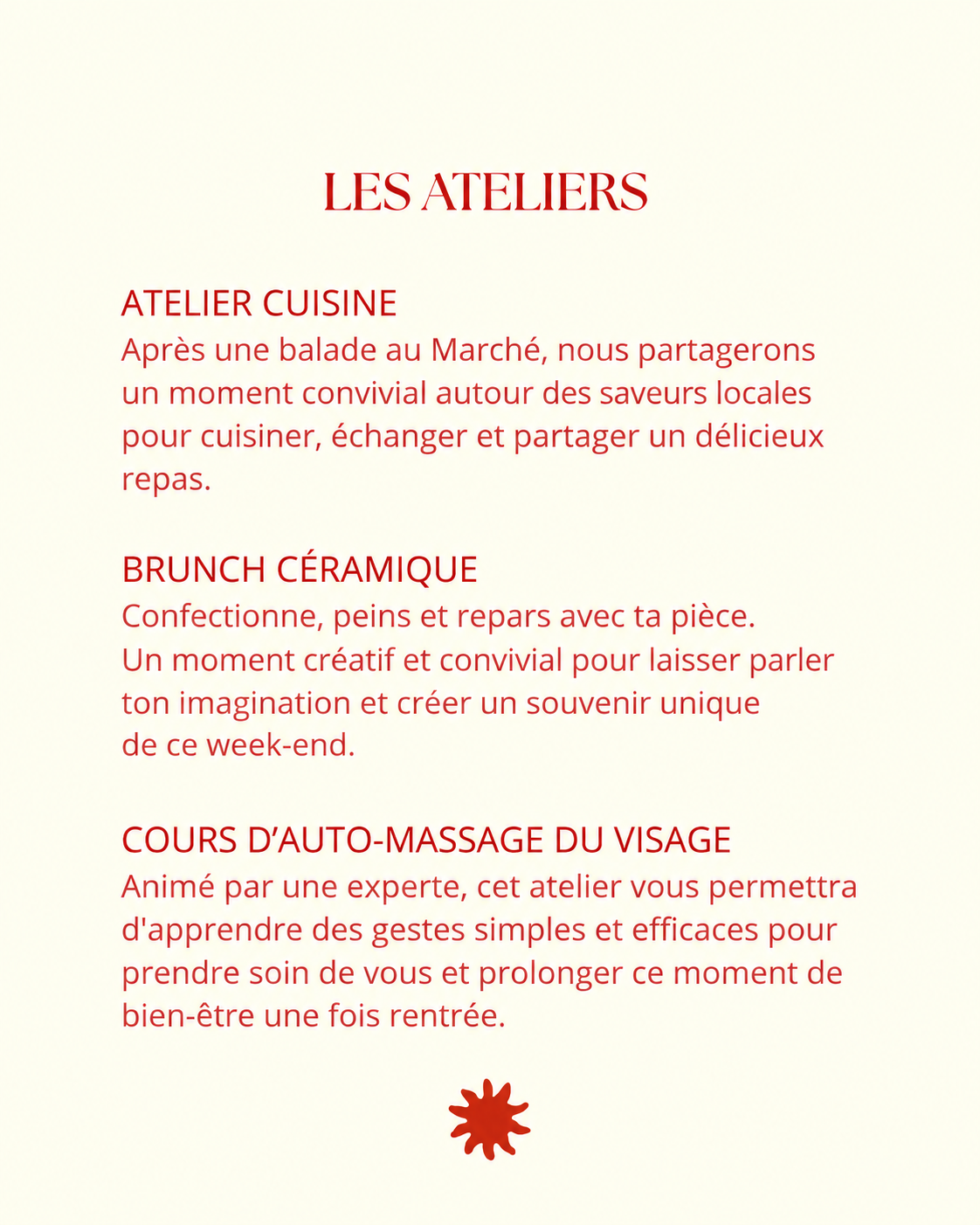 La Parenthèse ꩜ 23-25 Octobre
